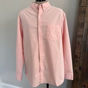 Hawker Rye Stretch Oxford Coral Men's Button Down Shirt Size XL
